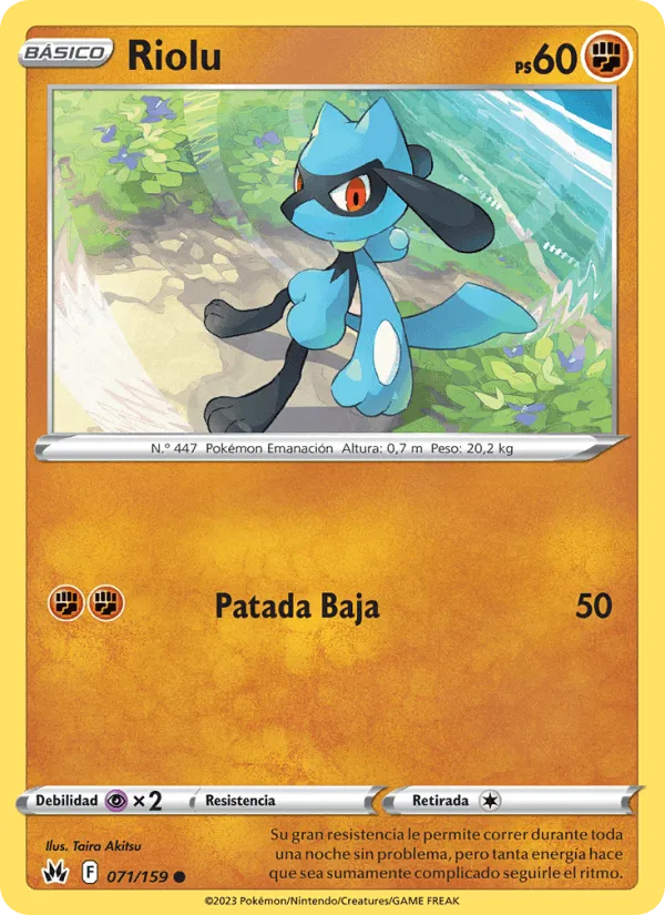 Riolu · Cenit Supremo 071/159