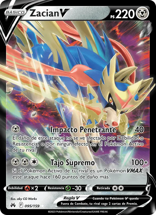 Zacian V · Cenit Supremo 095/159