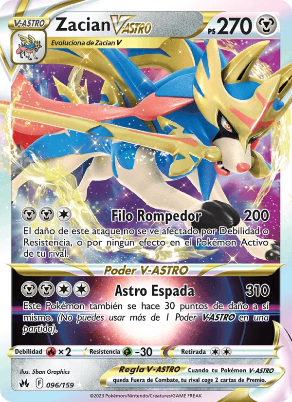 Zacian V-ASTRO · Cenit Supremo 096/159