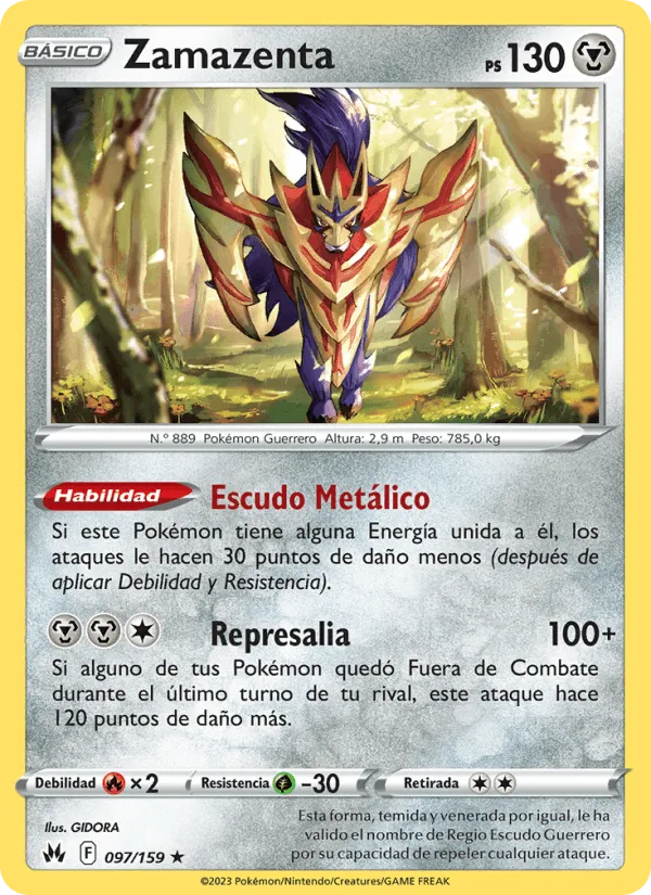Zamazenta · Cenit Supremo 097/159