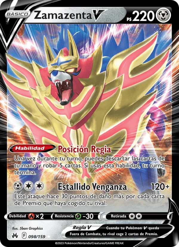 Zamazenta V · Cenit Supremo 098/159