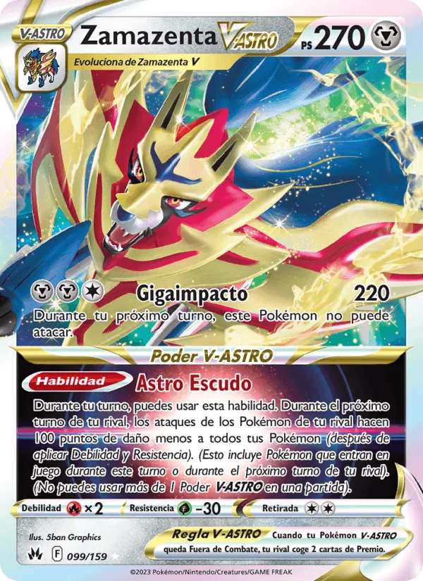 Zamazenta V-ASTRO · Cenit Supremo 099/159