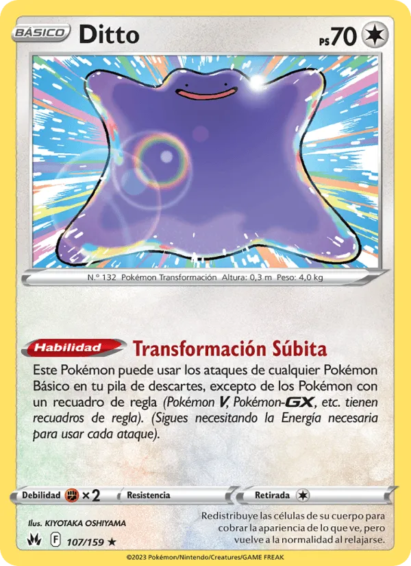 Ditto · Cenit Supremo 107/159