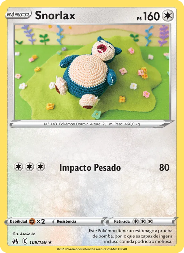 Snorlax · Cenit Supremo 109/159