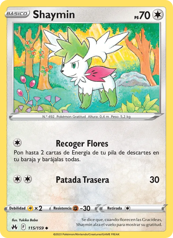 Shaymin · Cenit Supremo 115/159