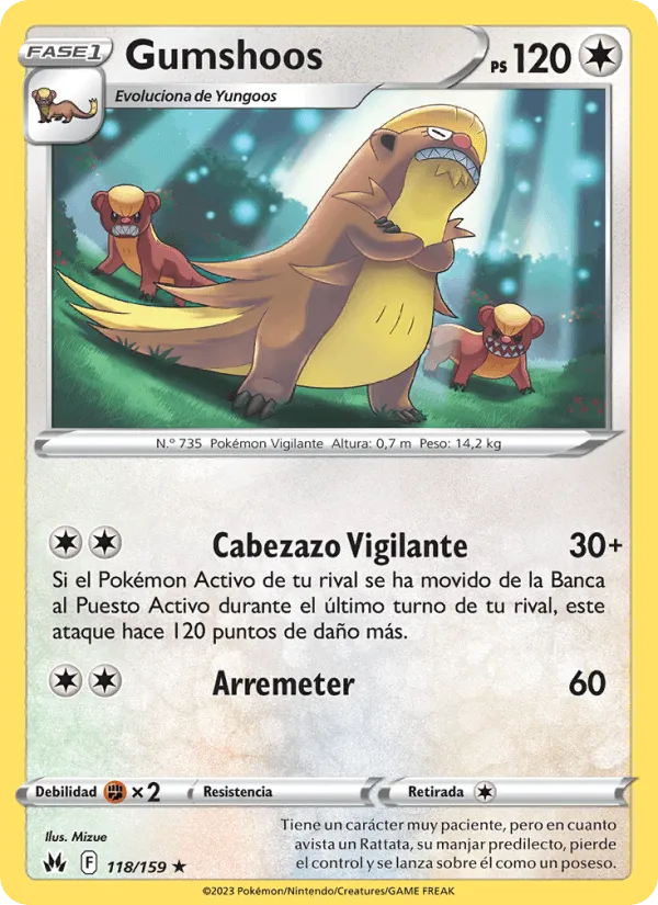 Gumshoos · Cenit Supremo 118/159