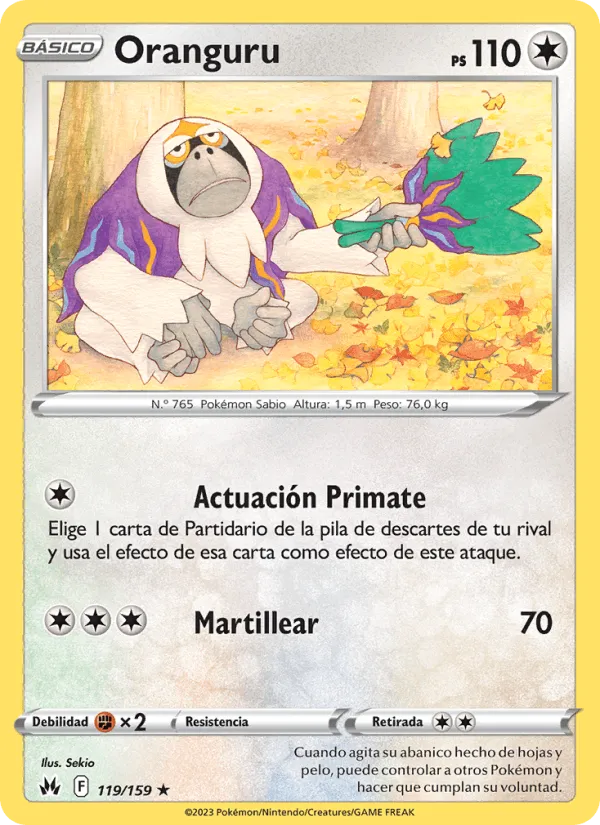 Oranguru · Cenit Supremo 119/159