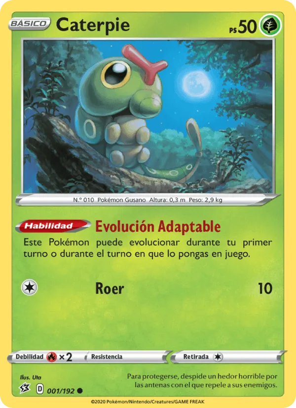 Caterpie · Choque Rebelde 1/192