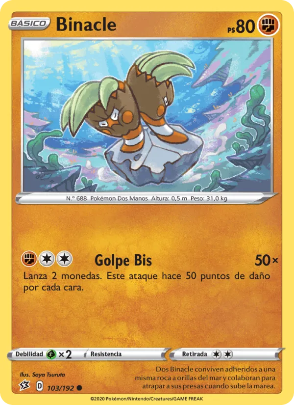 Binacle · Choque Rebelde 103/192