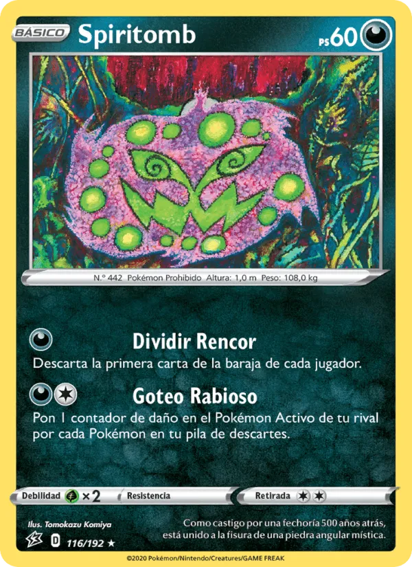 Spiritomb · Choque Rebelde 116/192