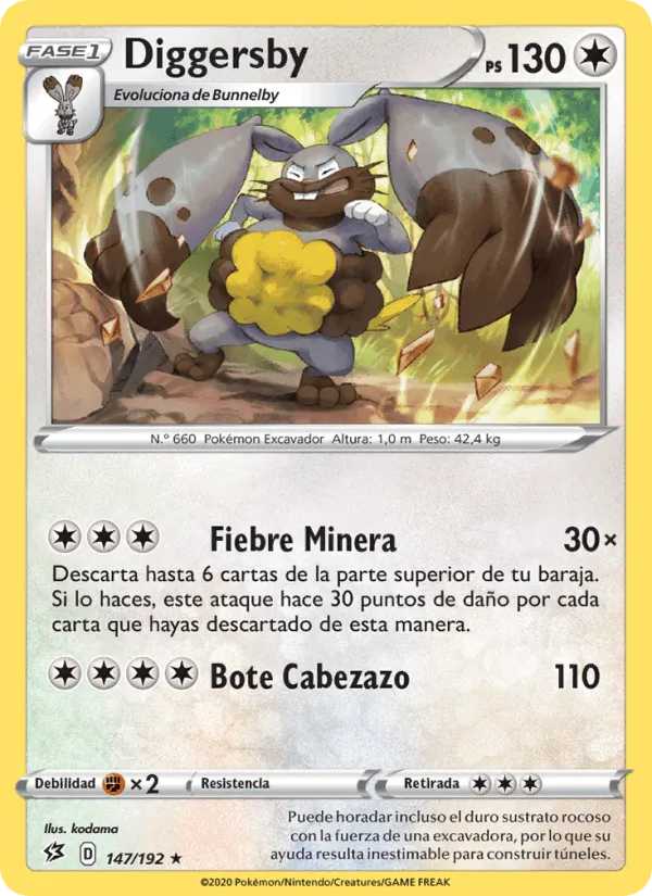 Diggersby · Choque Rebelde 147/192