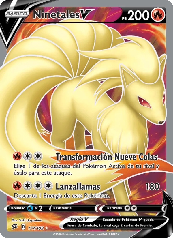 Ninetales V · Choque Rebelde 177/192