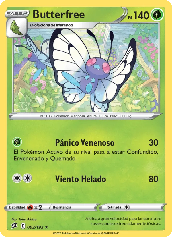 Butterfree · Choque Rebelde 3/192