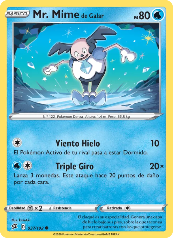 Mr. Mime de Galar · Choque Rebelde 37/192
