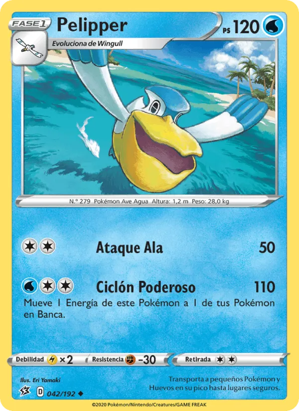 Pelipper · Choque Rebelde 42/192