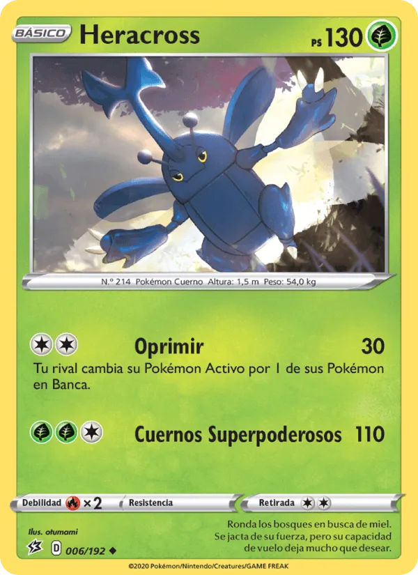 Heracross · Choque Rebelde 6/192