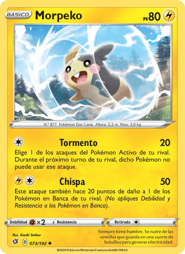 Morpeko · Choque Rebelde 73/192