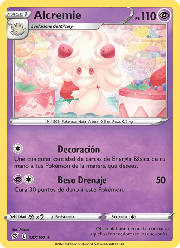 Alcremie · Choque Rebelde 87/192
