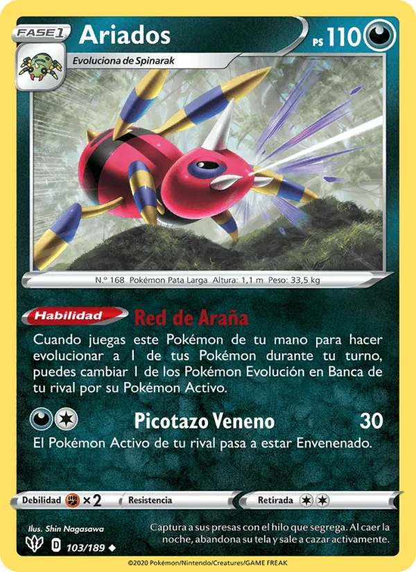 Ariados · Oscuridad Incandescente 103/189