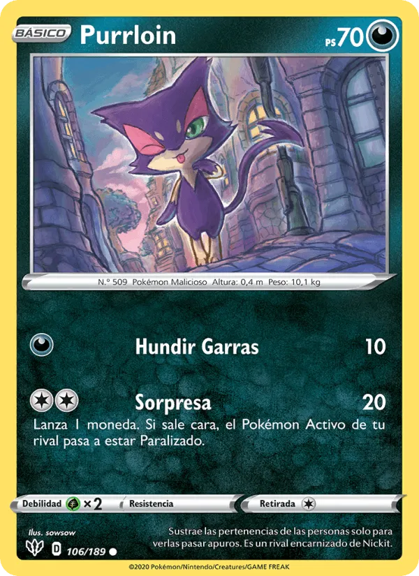 Purrloin · Oscuridad Incandescente 106/189