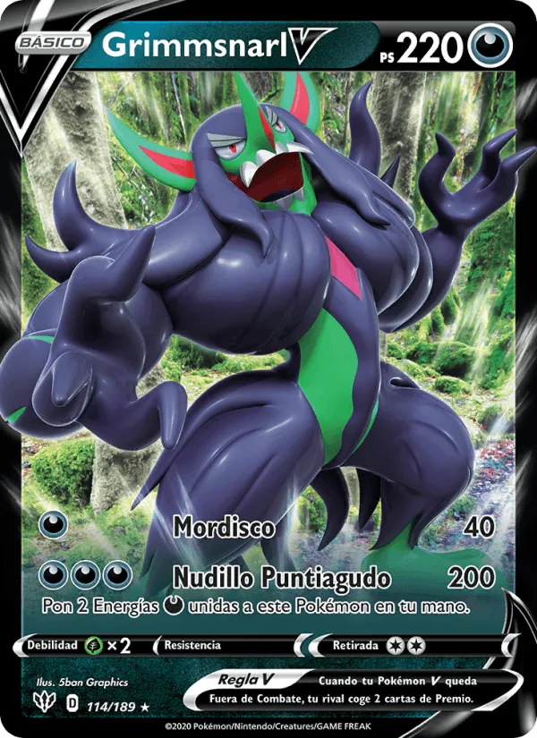 Grimmsnarl V · Oscuridad Incandescente 114/189