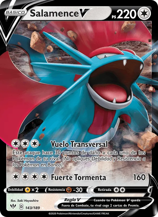 Salamence V · Oscuridad Incandescente 143/189