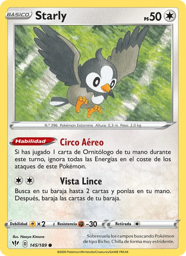 Starly · Oscuridad Incandescente 145/189