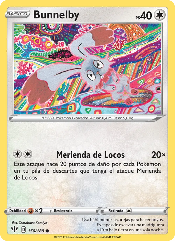 Bunnelby · Oscuridad Incandescente 150/189