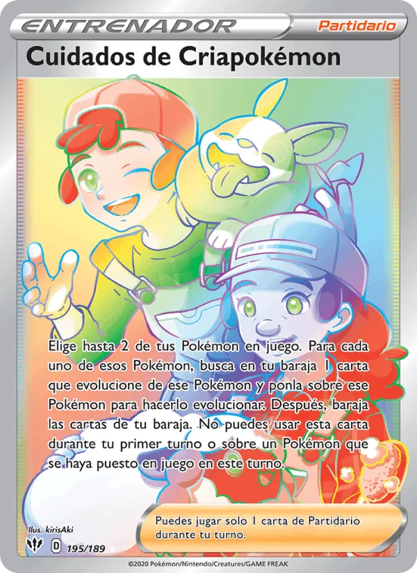 Cuidados de Criapokémon · Oscuridad Incandescente 195/189