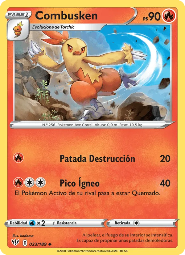 Combusken · Oscuridad Incandescente 23/189