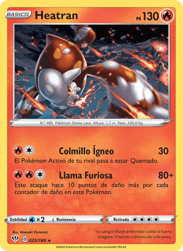 Heatran · Oscuridad Incandescente 25/189