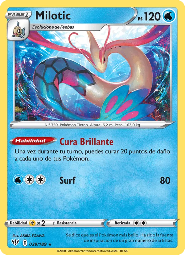 Milotic · Oscuridad Incandescente 39/189
