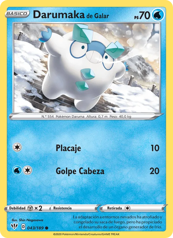 Darumaka de Galar · Oscuridad Incandescente 43/189