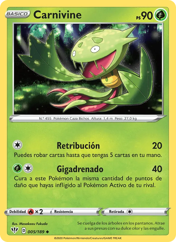 Carnivine · Oscuridad Incandescente 5/189