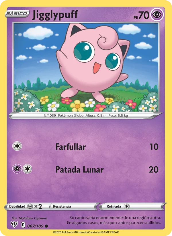 Jigglypuff · Oscuridad Incandescente 67/189