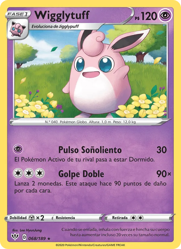 Wigglytuff · Oscuridad Incandescente 68/189