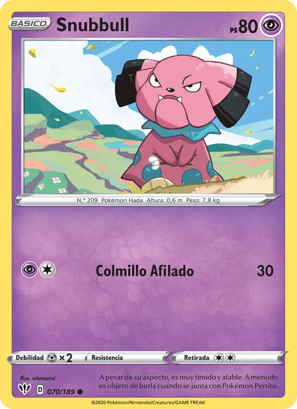 Snubbull · Oscuridad Incandescente 70/189