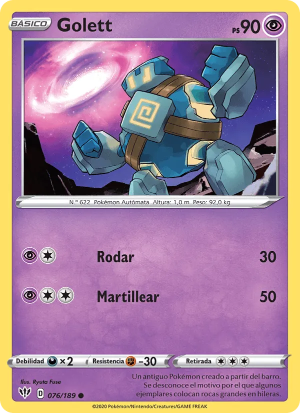 Golett · Oscuridad Incandescente 76/189