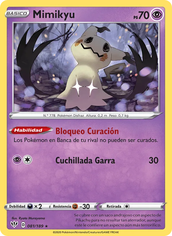 Mimikyu · Oscuridad Incandescente 81/189