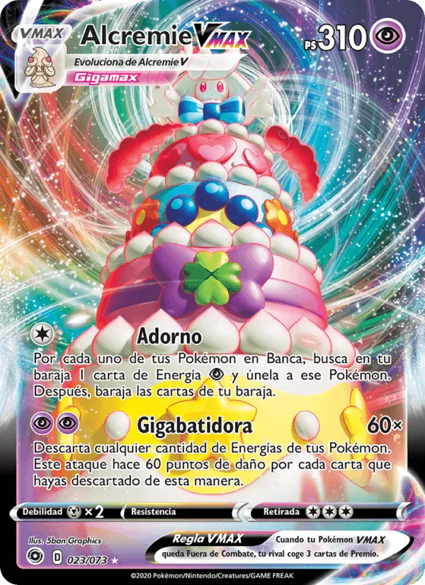 Alcremie VMAX · Camino de Campeones 23/73