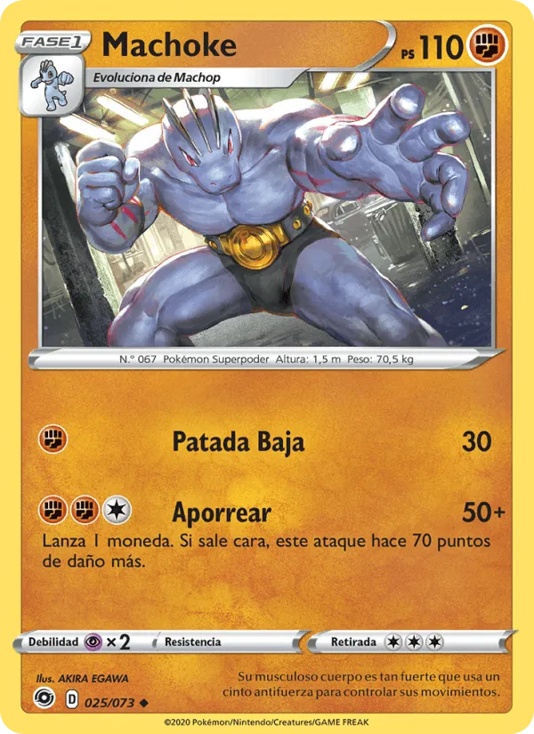 Machoke · Camino de Campeones 25/73