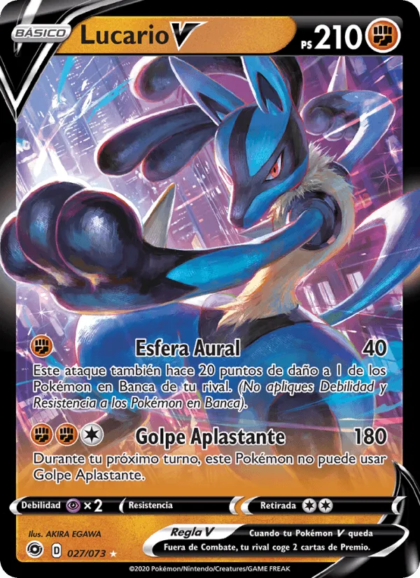 Lucario V · Camino de Campeones 27/73