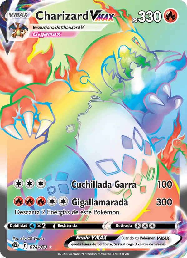 Charizard VMAX · Camino de Campeones 74/73