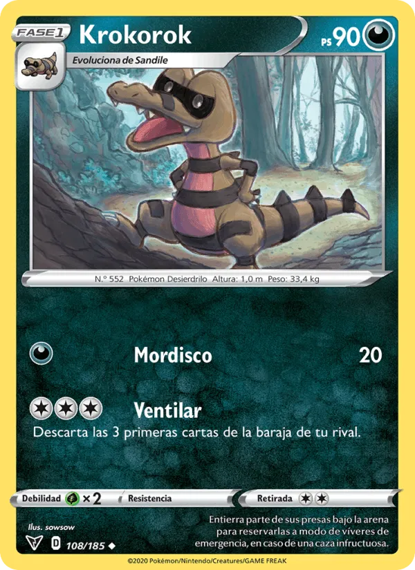 Krokorok · Voltaje Vívido 108/185
