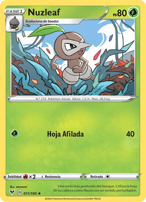 Nuzleaf · Voltaje Vívido 11/185