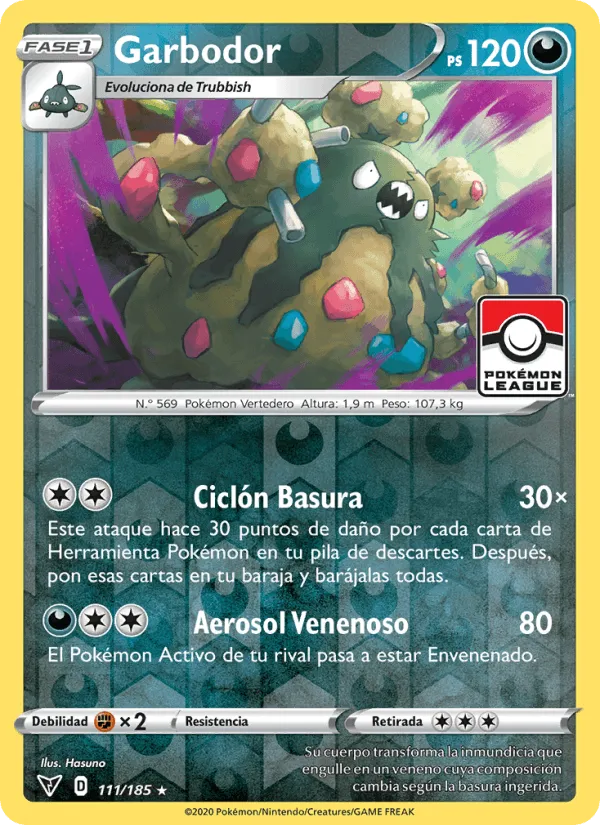 Garbodor · Voltaje Vívido 111/185