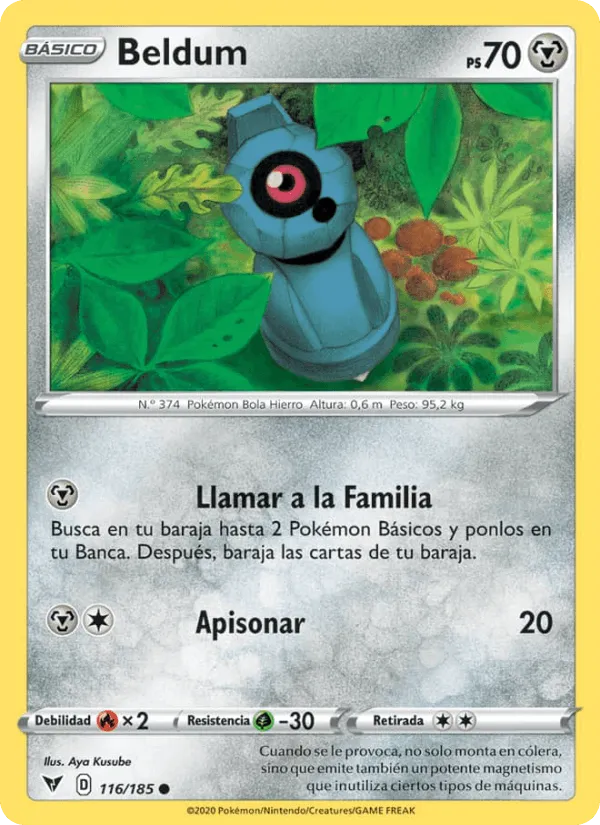 Beldum · Voltaje Vívido 116/185