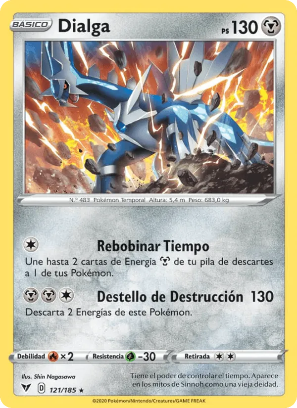 Dialga · Voltaje Vívido 121/185