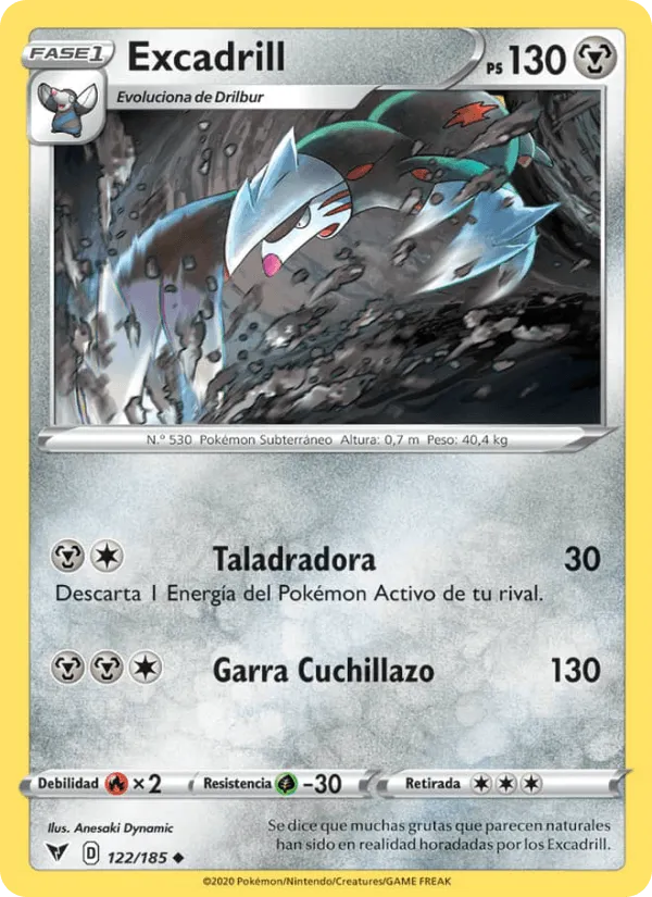 Excadrill · Voltaje Vívido 122/185