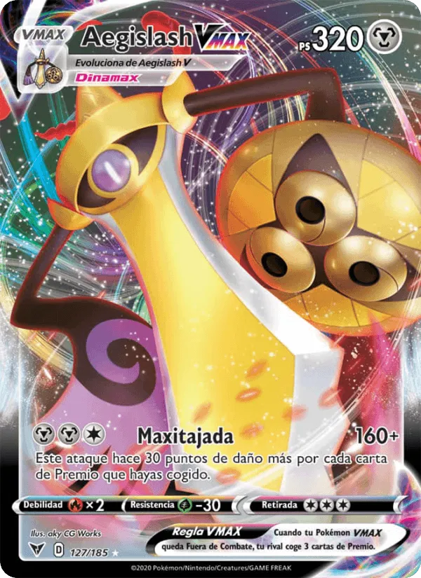 Aegislash VMAX · Voltaje Vívido 127/185